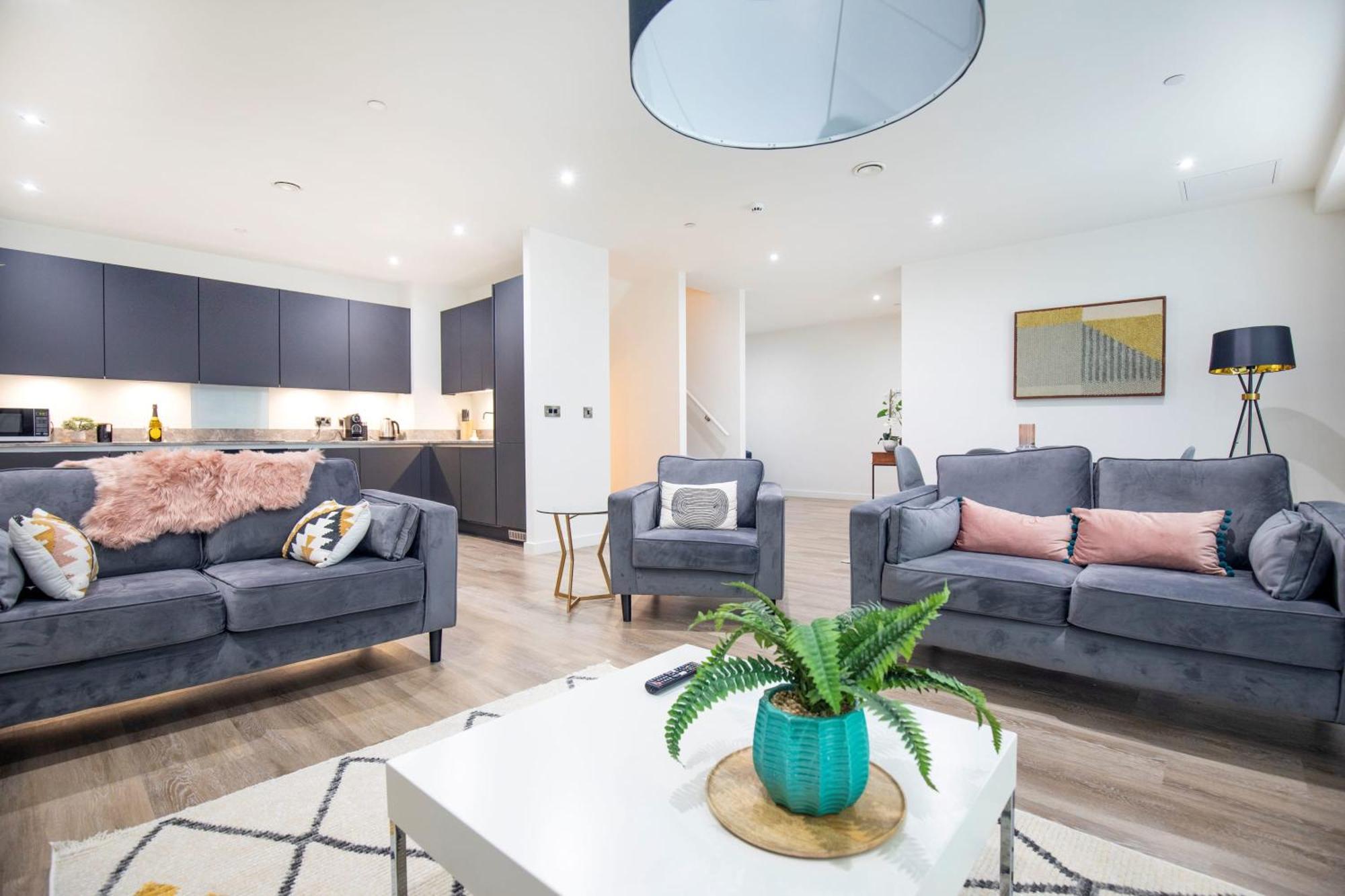 Luxury Free Parking Townhouse Villa Manchester Exteriör bild